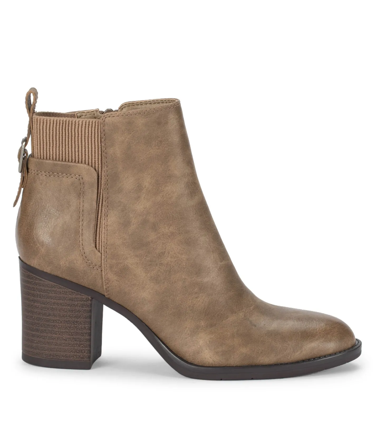 Baretraps Booties^Rhoslyn Block Heel Bootie Taupe