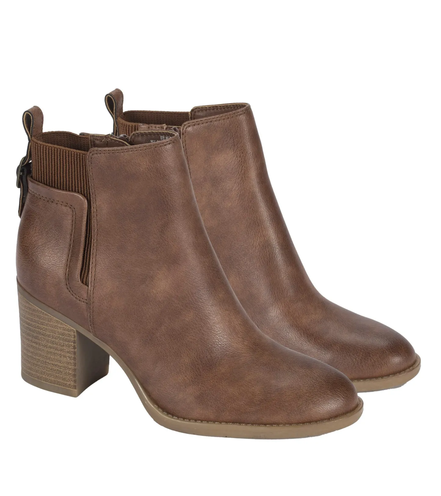 Baretraps Booties^Rhoslyn Block Heel Bootie BrushBrown