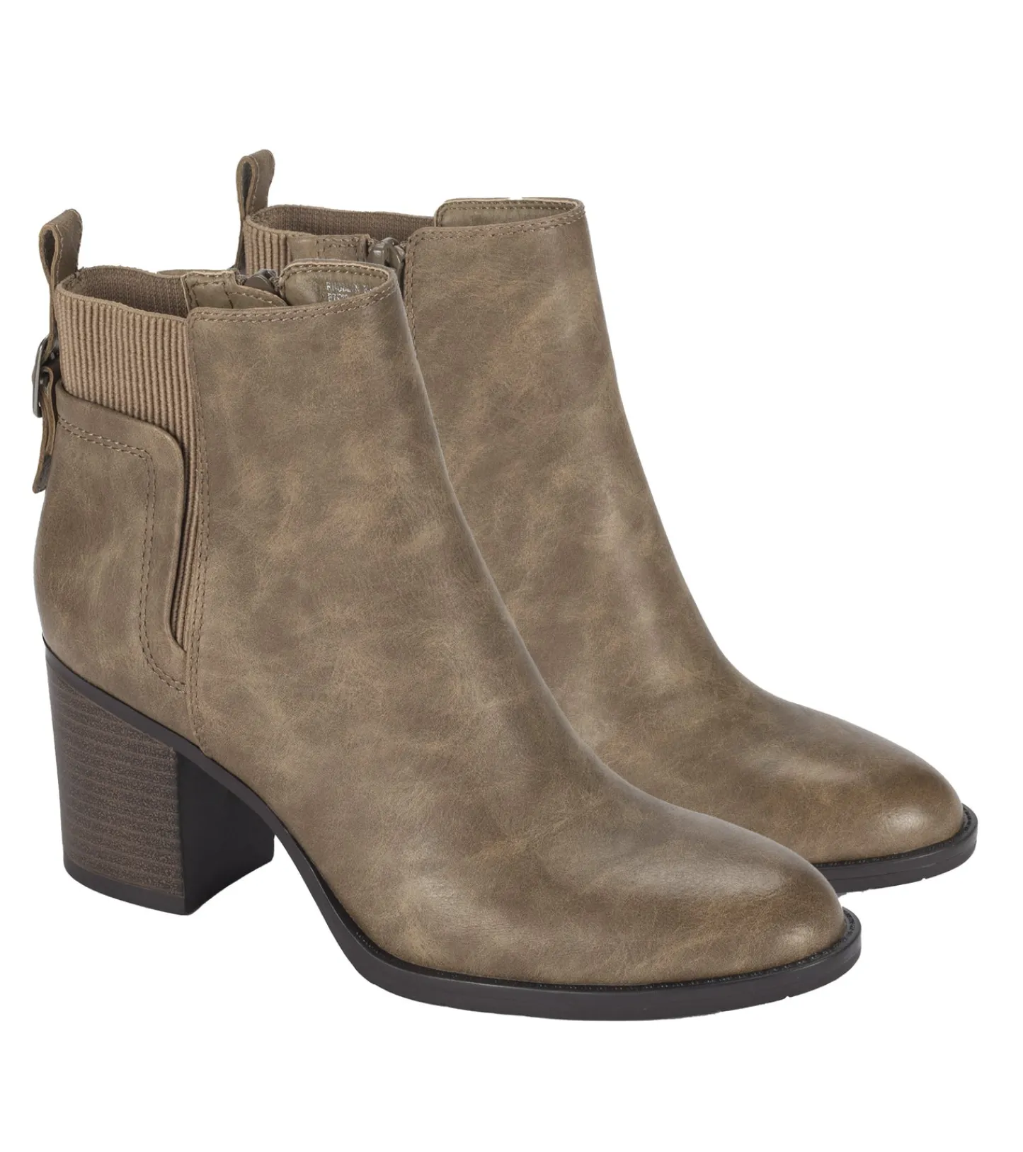 Baretraps Booties^Rhoslyn Block Heel Bootie Taupe