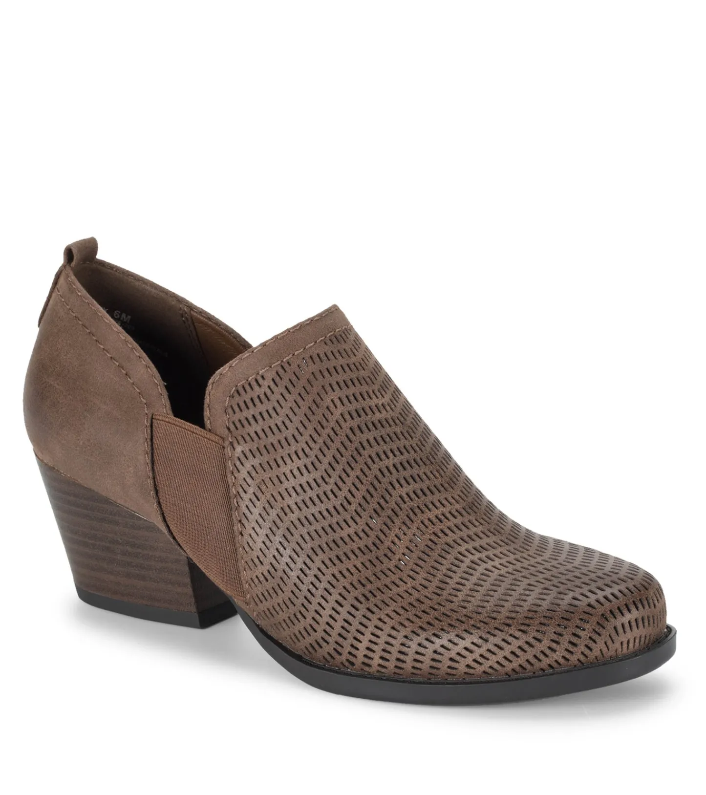 Baretraps Booties^Ridgely Block Heel Bootie DarkTaupe