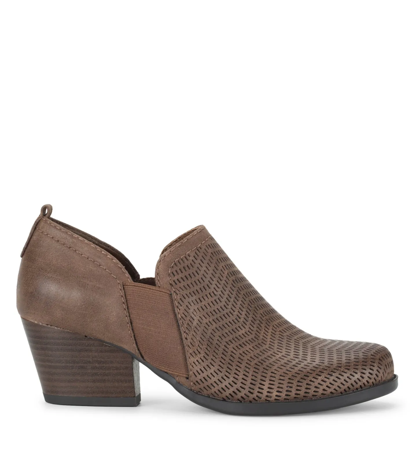 Baretraps Booties^Ridgely Block Heel Bootie DarkTaupe