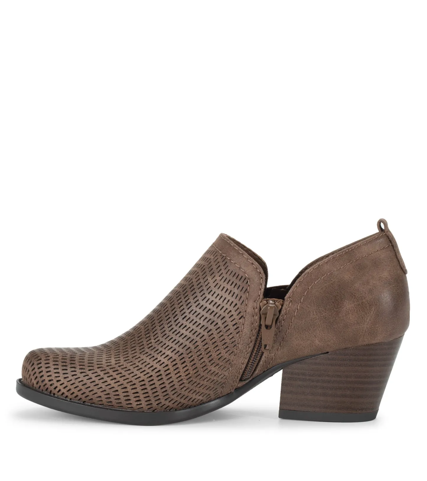Baretraps Booties^Ridgely Block Heel Bootie DarkTaupe