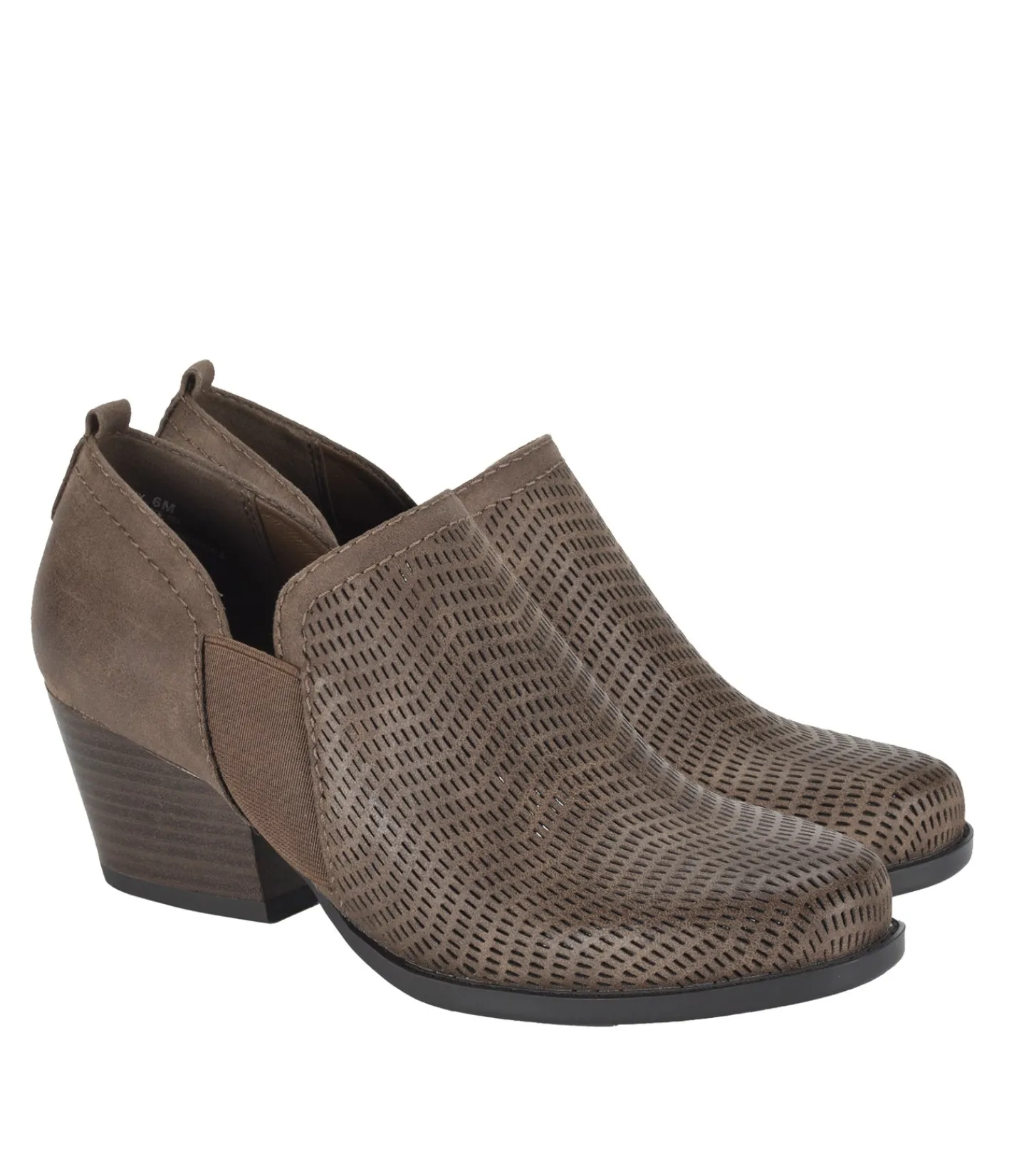 Baretraps Booties^Ridgely Block Heel Bootie DarkTaupe