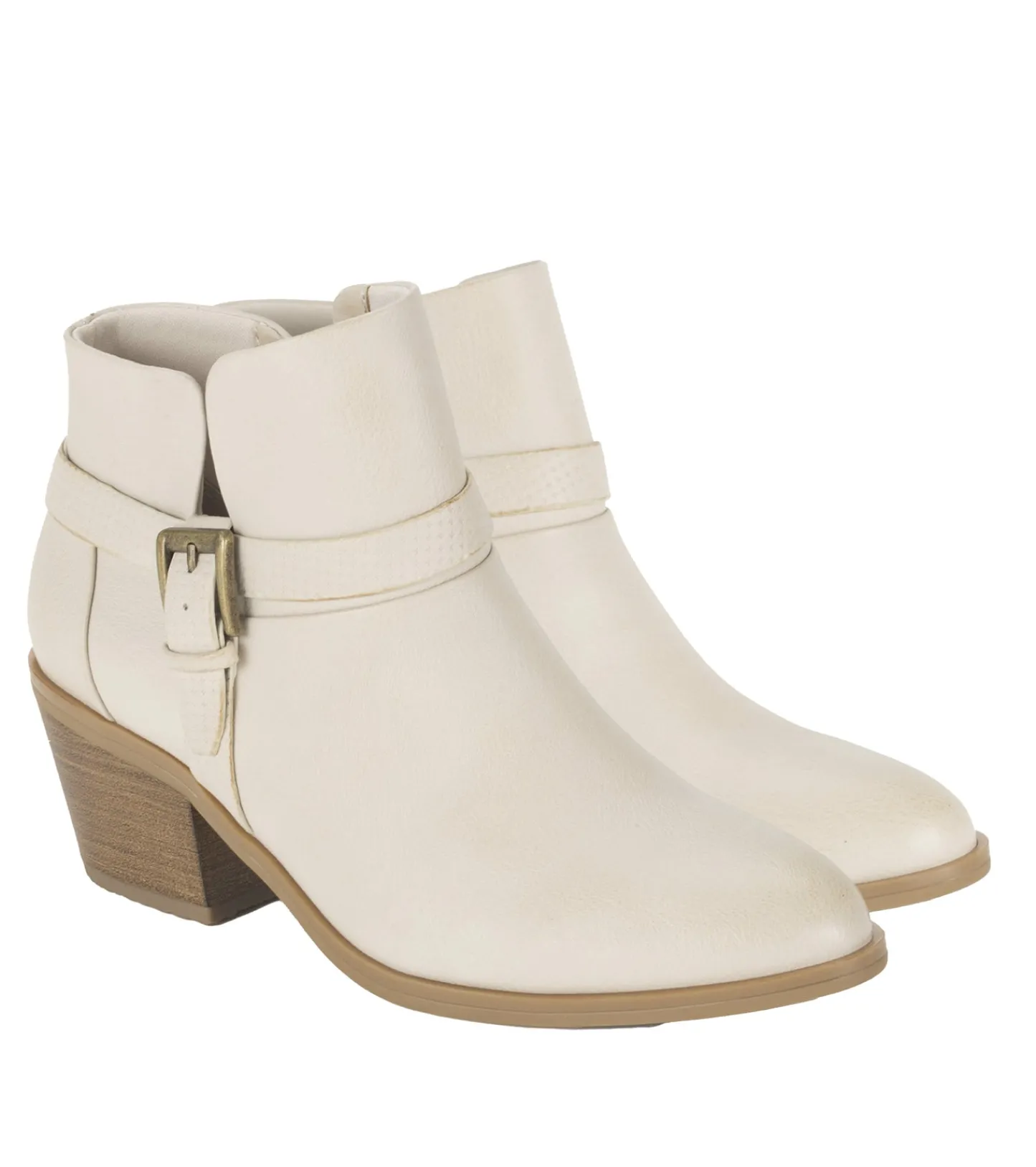 Baretraps Booties^Santos Block Heel Bootie Milkyway
