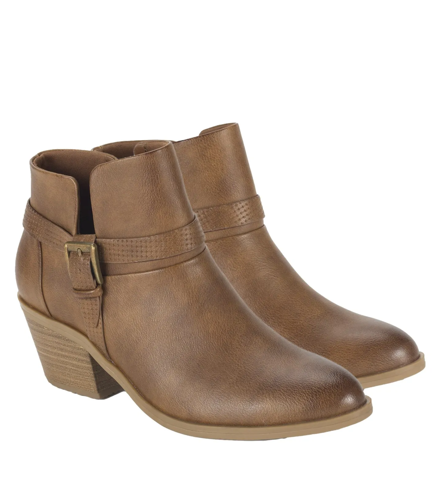 Baretraps Booties^Santos Block Heel Bootie Auburn