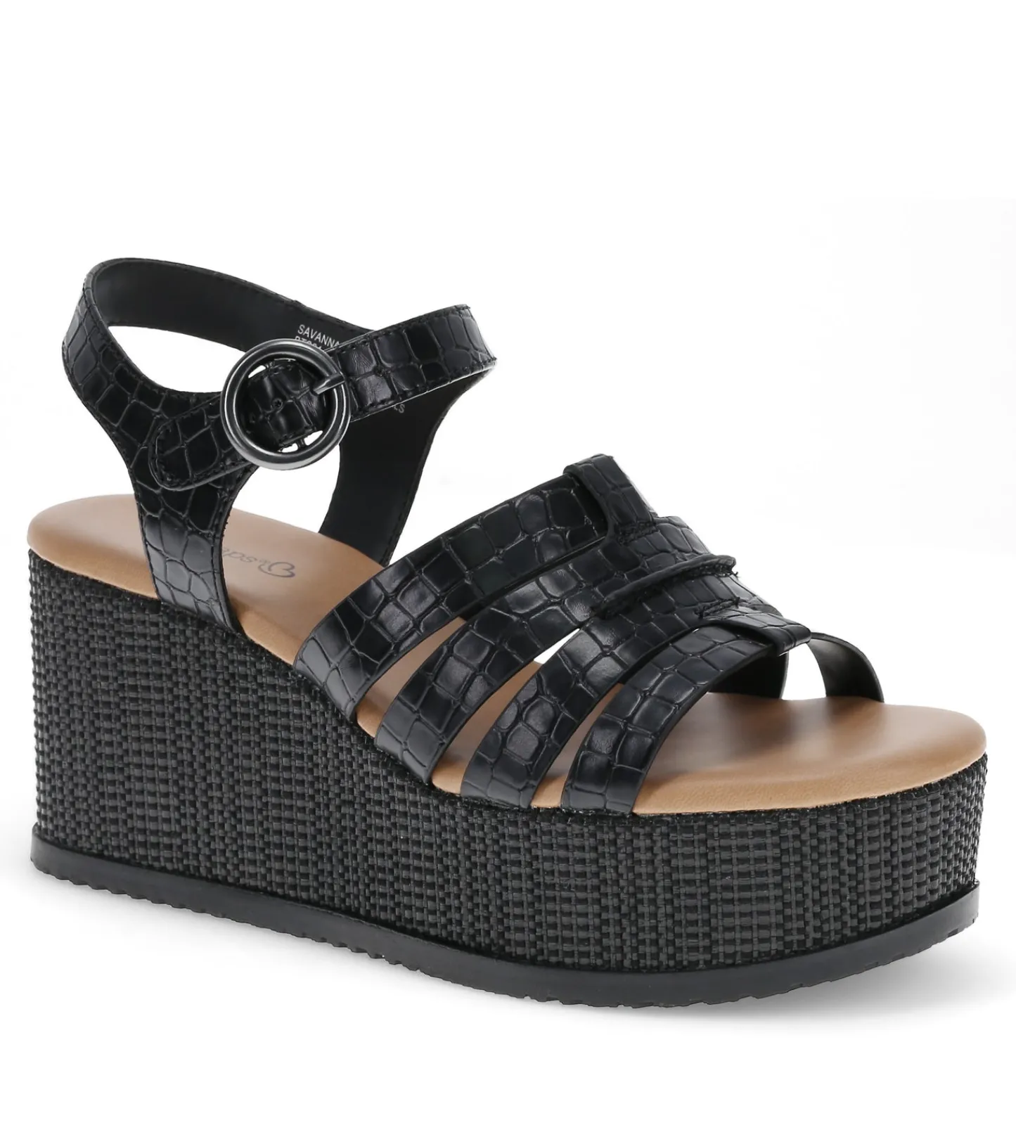 Baretraps Wedge Sandals^Savannah Wedge Sandal Black