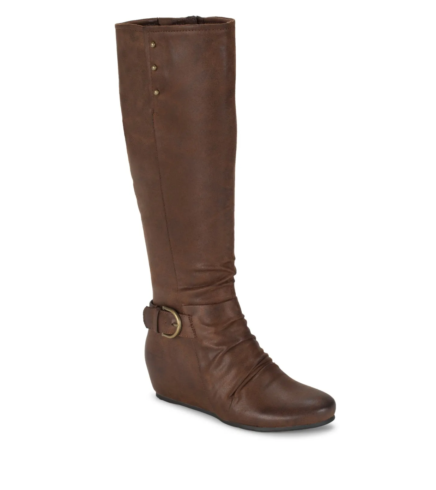 Baretraps Knee High Boots^Scarlett Tall Wedge Boot BrushBrown