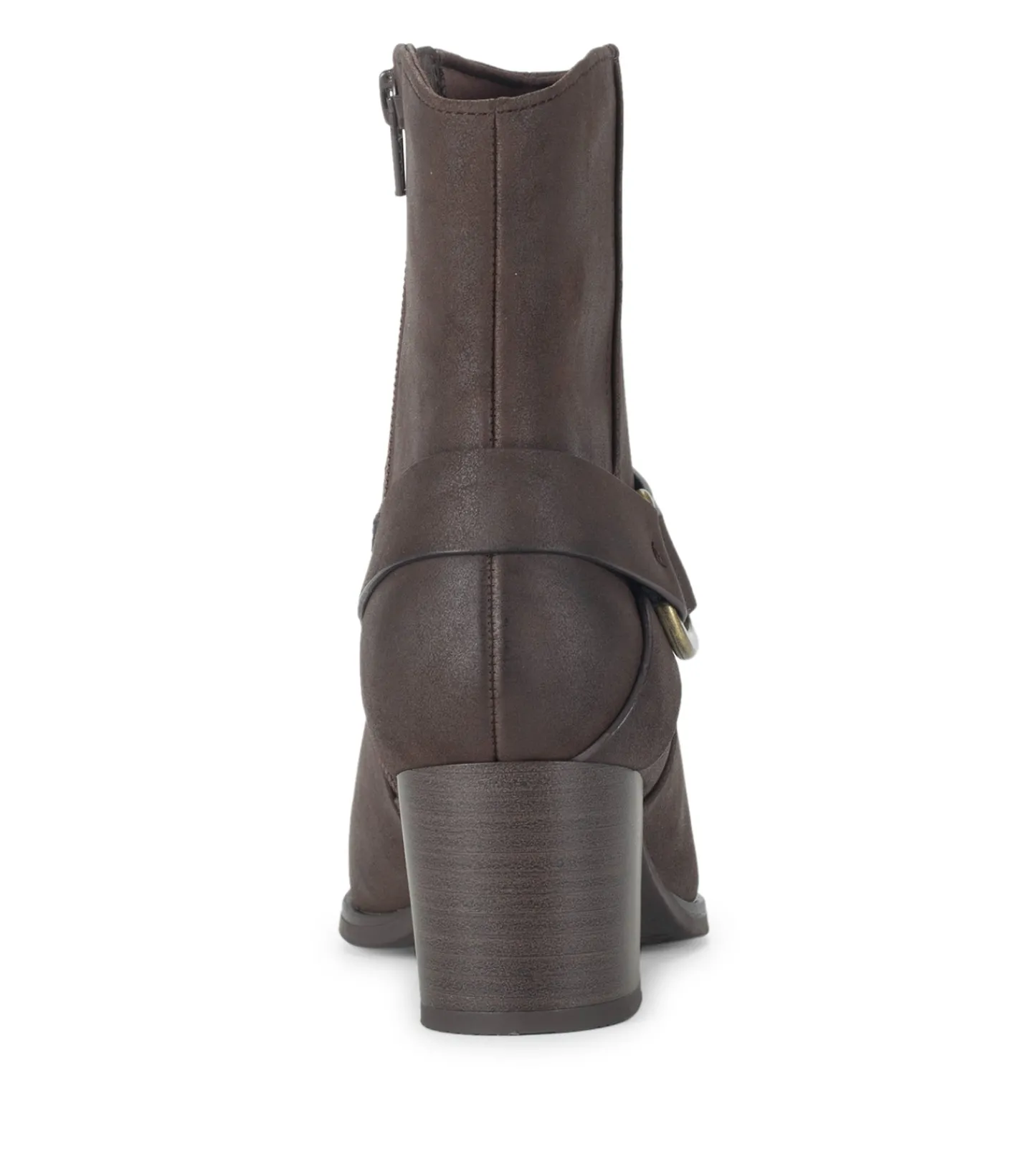 Baretraps Booties^Tiana Block Heel Bootie DarkBrown