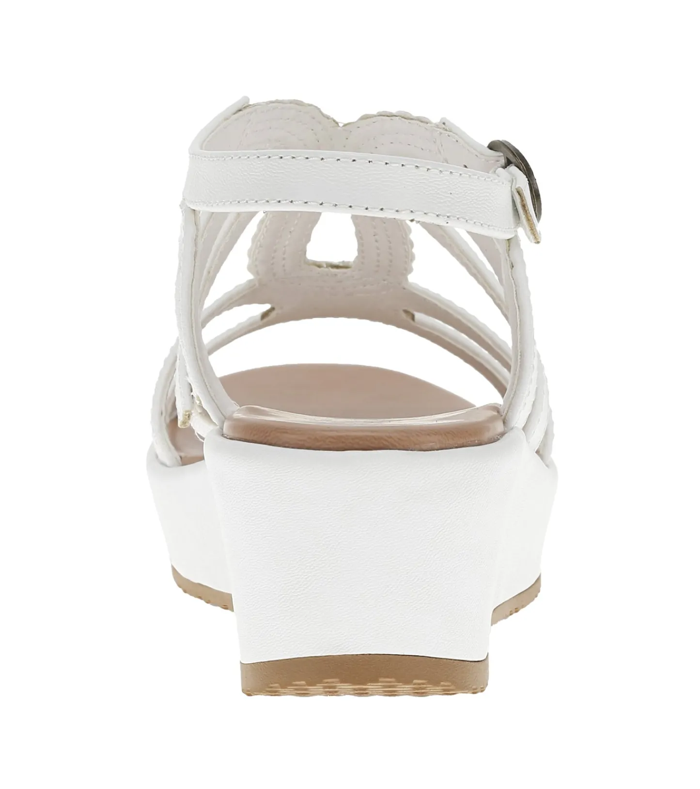 Baretraps Wedge Sandals^Wilma Wedge Sandal White