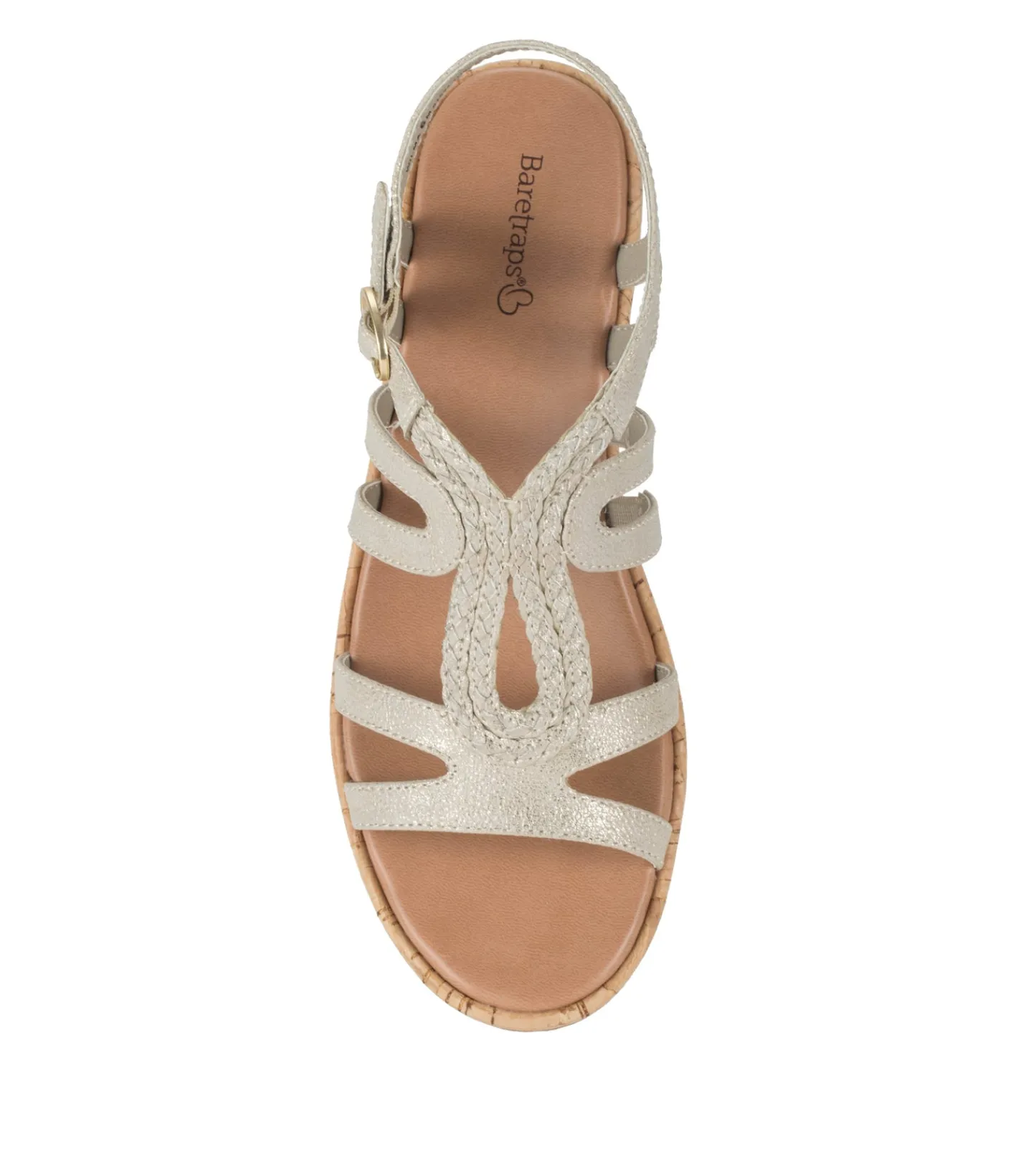 Baretraps Wedge Sandals^Wilma Wedge Sandal Champagne
