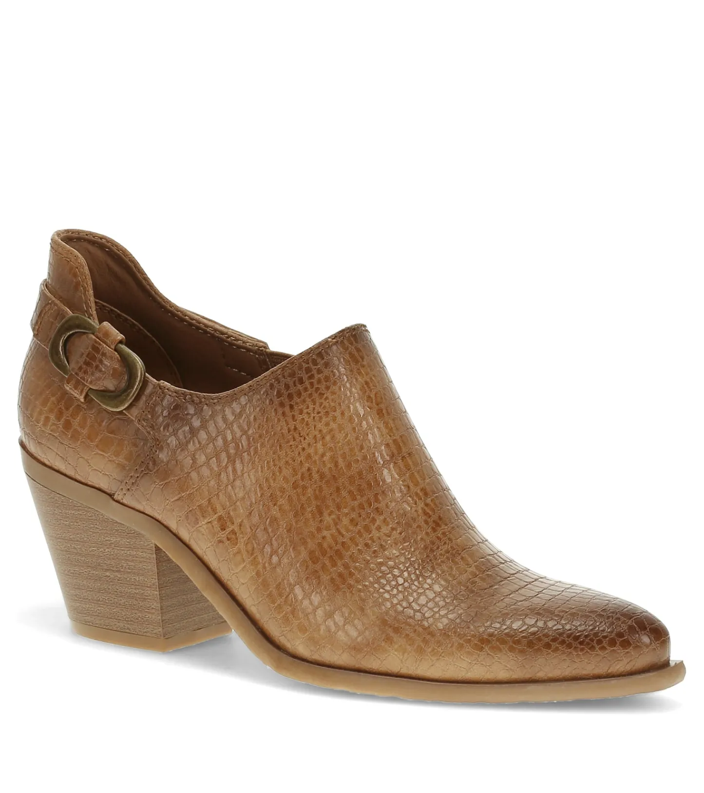 Baretraps Booties^Yanah Block Heel Ankle Bootie DarkAlmond