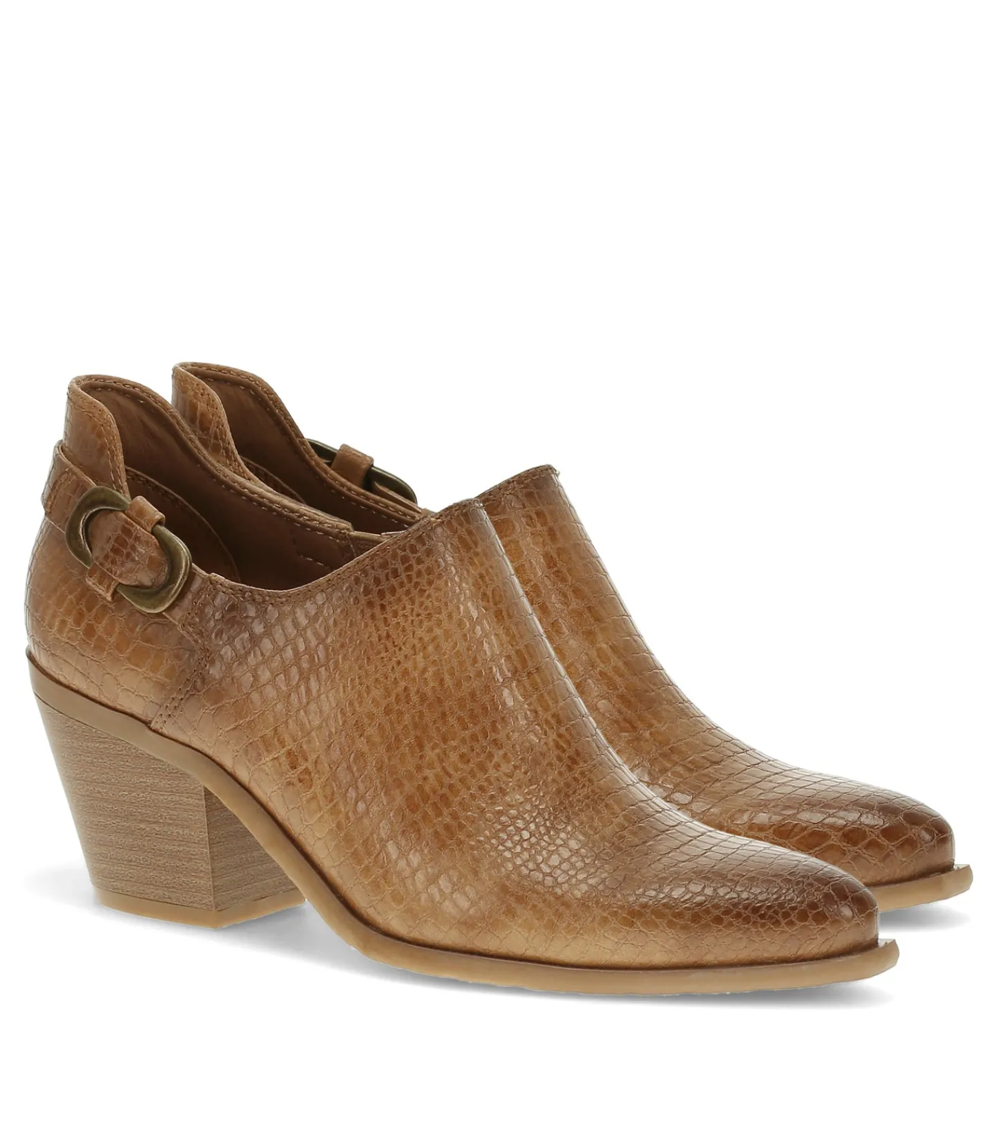 Baretraps Booties^Yanah Block Heel Ankle Bootie DarkAlmond