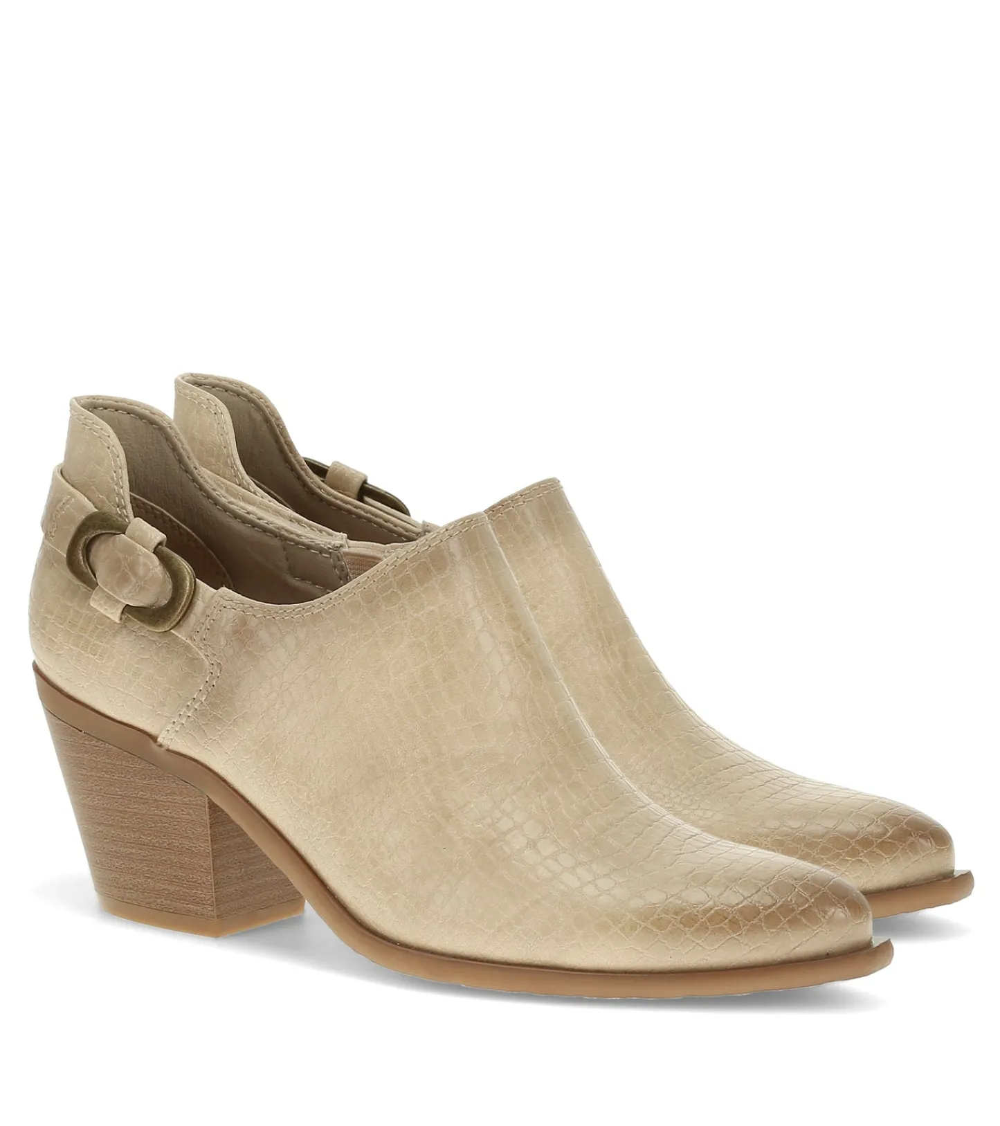 Baretraps Booties^Yanah Block Heel Ankle Bootie Buff