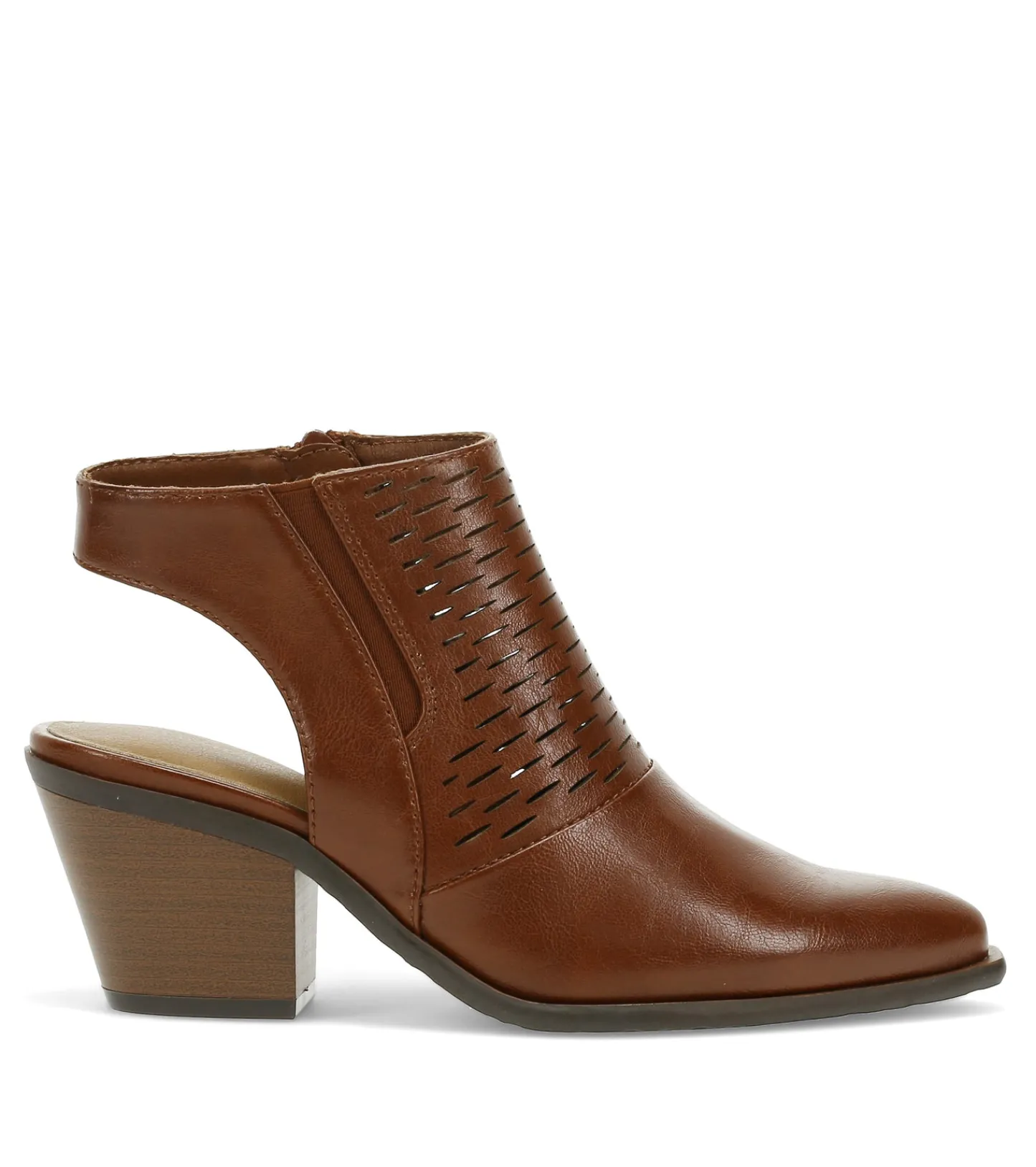 Baretraps Booties^Yangley Block Heel Bootie Mahogany