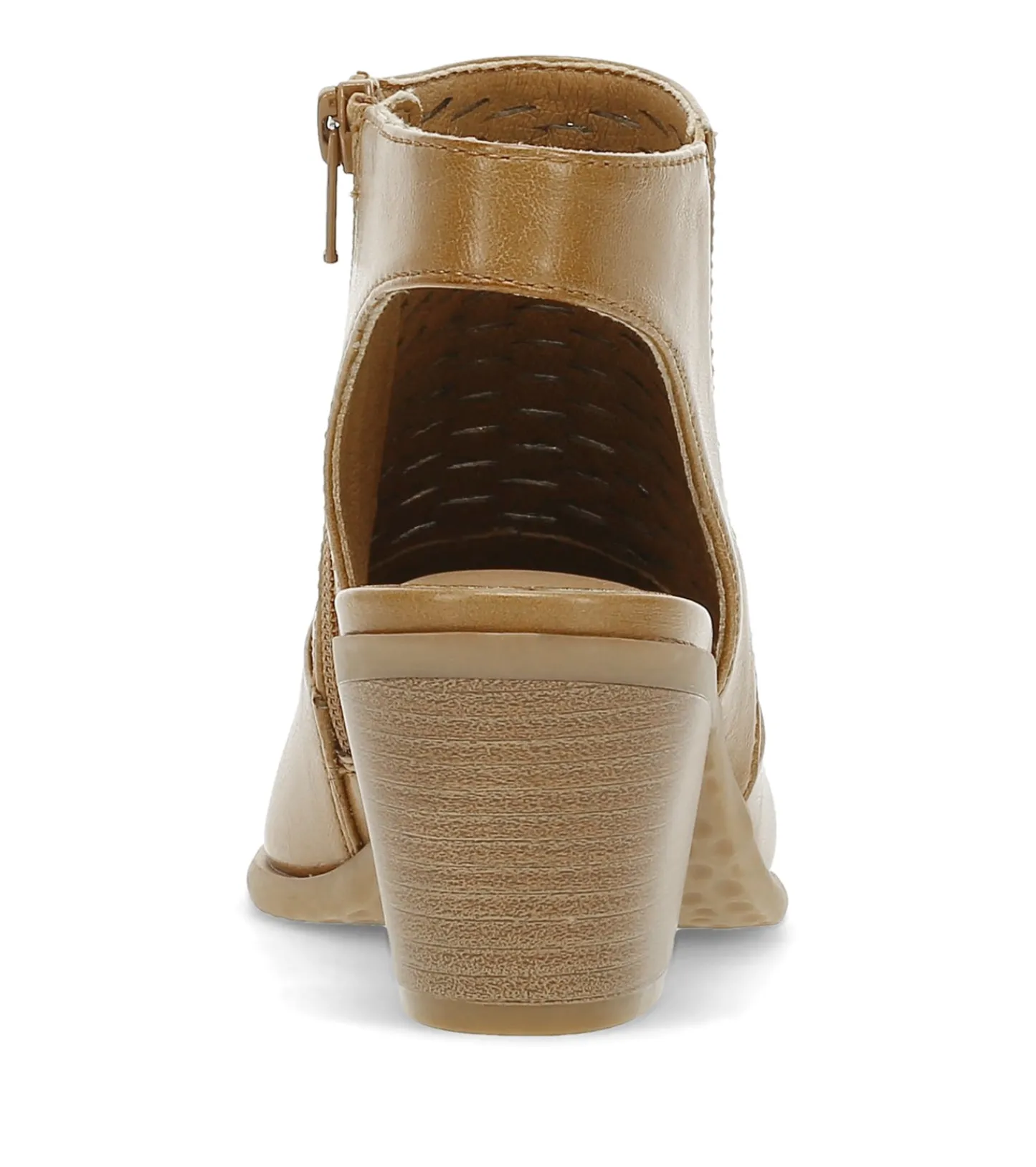 Baretraps Booties^Yangley Block Heel Bootie LightAlmond