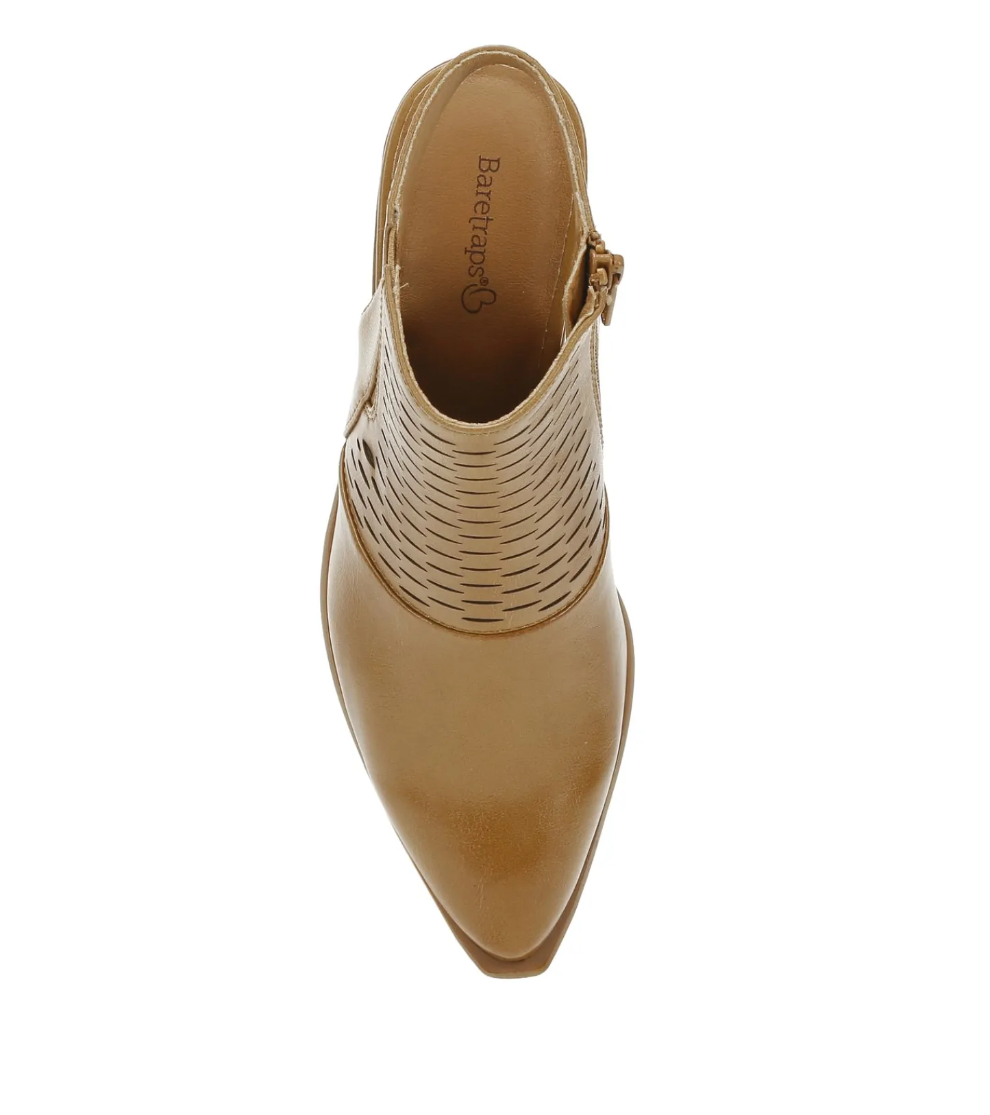 Baretraps Booties^Yangley Block Heel Bootie LightAlmond