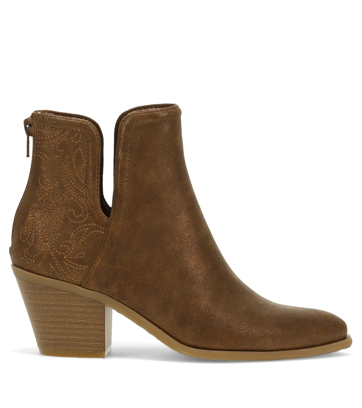Baretraps Booties^Yara Block Heel Bootie Bronze