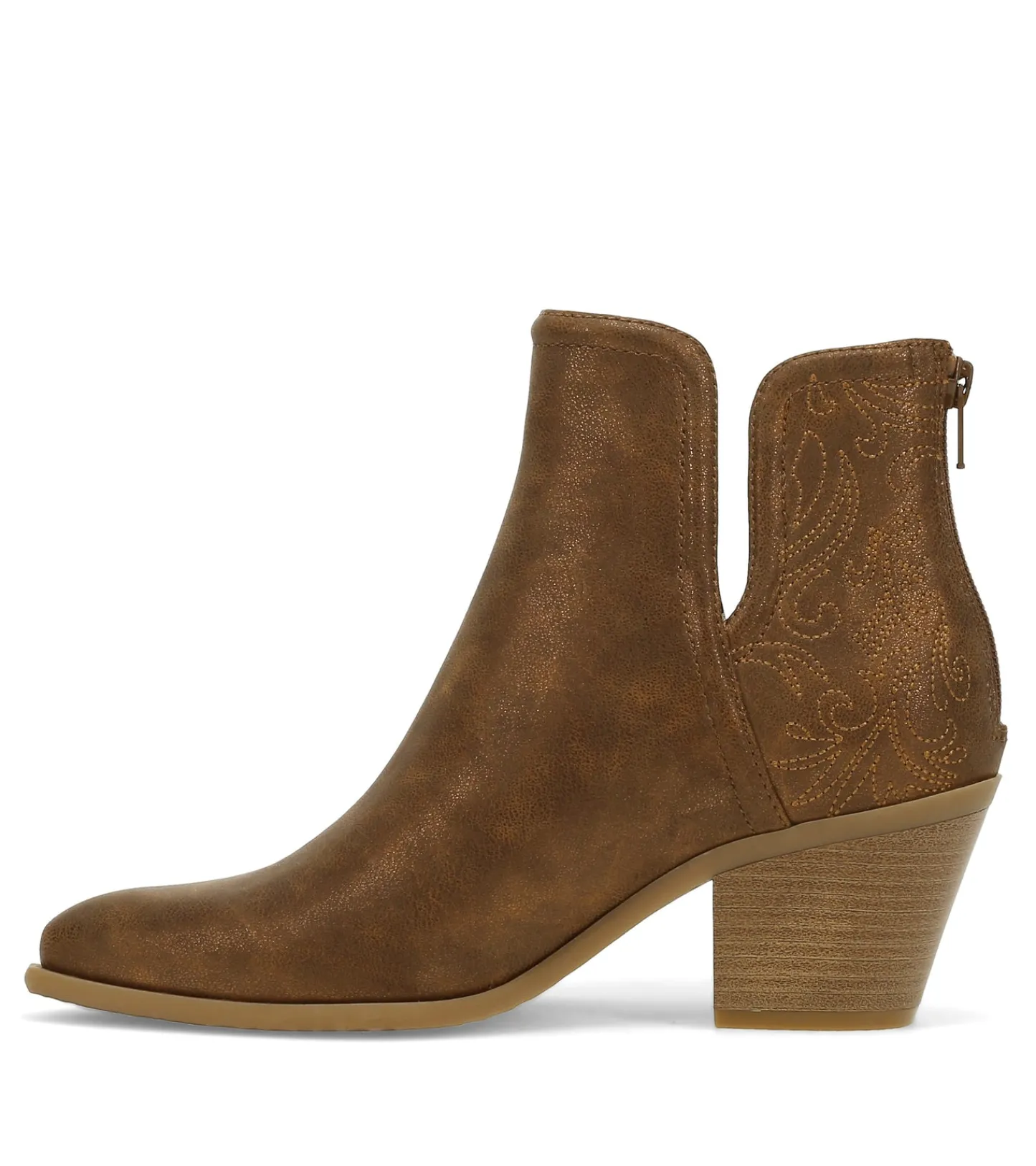 Baretraps Booties^Yara Block Heel Bootie Bronze