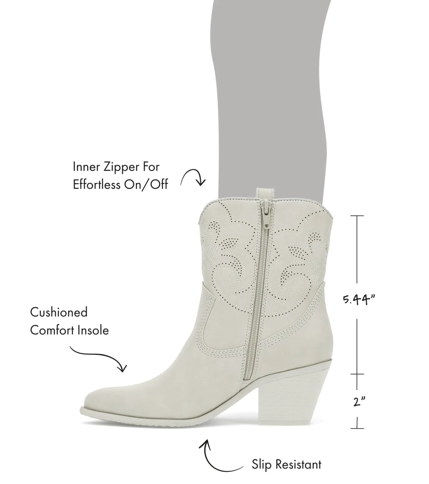 Baretraps Booties^Yenni Western Boot Haze